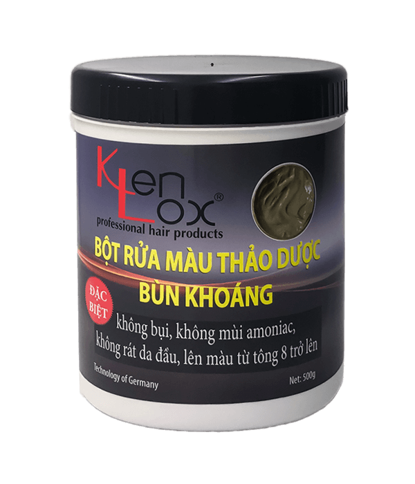 Kenlox Bột tẩy màu thảo dược bùn khoáng