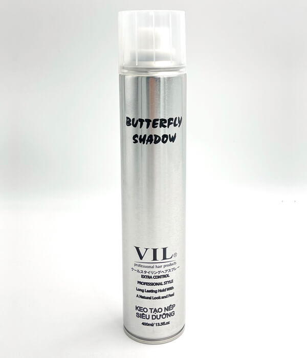 Keo xịt tạo nếp tóc VIL bạc – 400ml